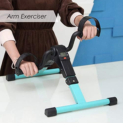 Folding Pedal Exerciser, Mini Exercise Bike Under Desk Bike