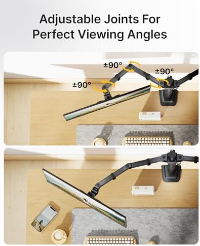 monTEK Heavy-Duty Dual Monitor Stand for 17-32", 22 lbs Each