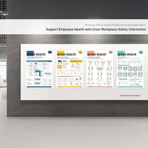 inkfonts Office Stretching Exercises Poster