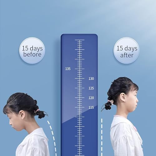 FoRes Posture Corrector Smart Posture Corrector Device Realtime Scientific Back Posture Training Monitoring Corrector Vibration Reminder For Adult Kids (Color : Blue, Size : 18.5x14.5x2 centimeters)