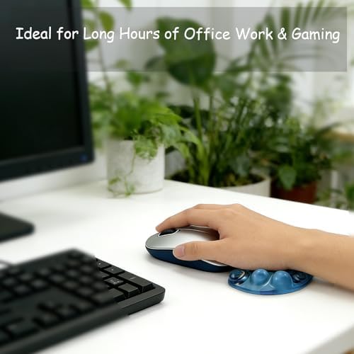 Ergonomic Massage Gel Wrist Rest Pad for Mouse & Keyboard