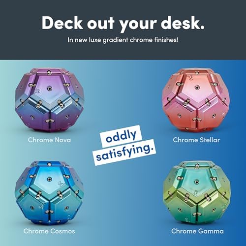 Speks Geode Magnetic Sensory Sphere, Stress Relief Tool, Executive Desk Toy