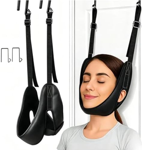 Upgraded Over Door Neck Traction Device, Neck Traction Harness