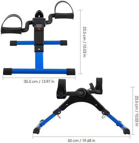 Folding Pedal Exerciser, Mini Exercise Bike Under Desk Bike