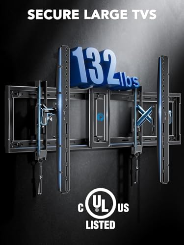 Pipishell Advanced Tilt TV Mount for 42–90 inch TVs up to 132 lbs