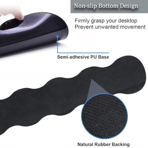 Ergonomic Keyboard Wrist Rest & Mouse Wrist Support Set with Lace Coaster, Gel Memory Foam Anti-Slip Base, Pain Relief for Typing, Bald Eagle Sunset