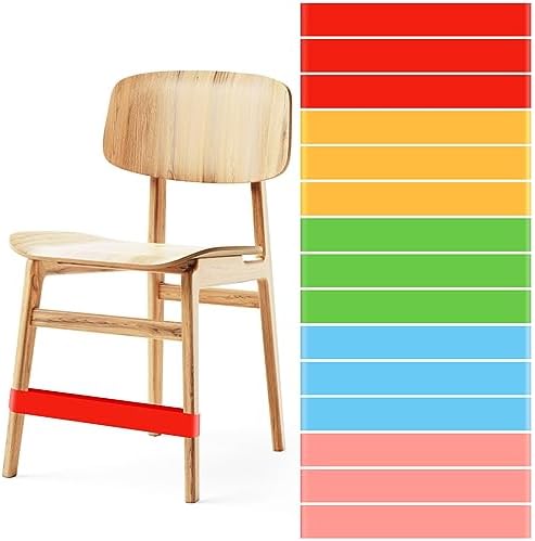 PLULON 15 Pack Chair Bands for Kids with Fidgety Feet Colorful Chair Fidget Bands Desks Stretch Foot Band ADHD Sensory Flexible Bands for Classroom Home
