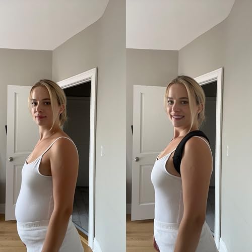 Kizu Spine Posture Corrector for Women and Men, Upper Back Brace Support