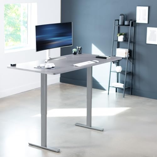 VIVO Dark Gray 71 x 36 in Standing Desk, DESK-KIT-E2G7G-36