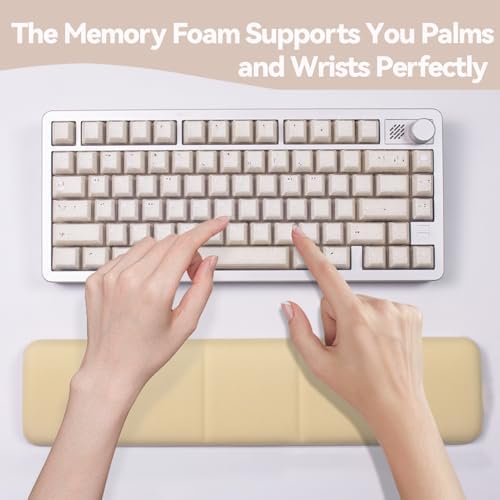 Memory Foam Ergonomic Keyboard Wrist Rest for Laptop & Mac