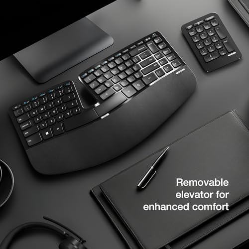 Incase Sculpt Ergonomic Keyboard, Split Layout, Palm Rest, Black