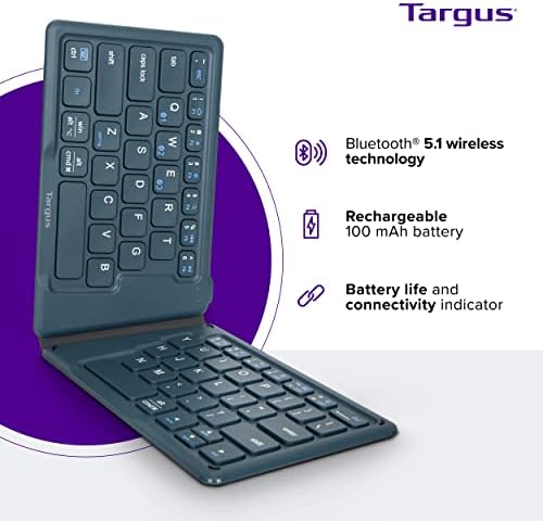 Targus Ergonomic Foldable Bluetooth Keyboard (PKF00302US)