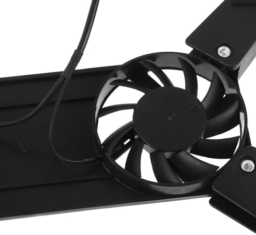 Laptop Cooling Stand with Fan, Plastic Anti Slip Feet for Office Desktop