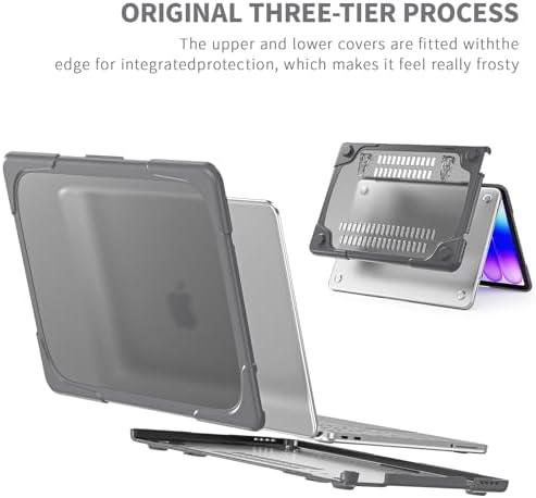 Batianda Heavy Duty Case for MacBook Neo 13 Inch 2026, Grey