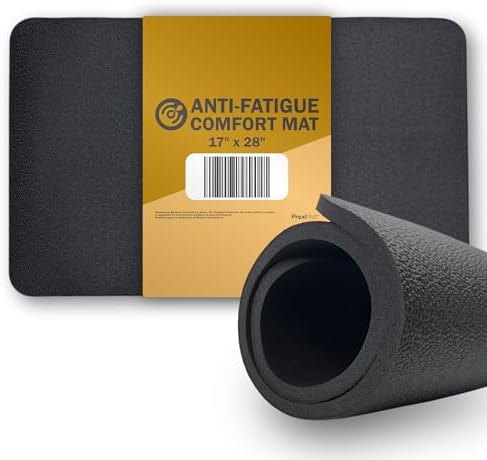 Standing Comfort Mat - 17" x 28" Anti Fatigue Foam Material - Floor Mat for Desk, Home, Office, Kitchen - Standing Desk Mat & Kitchen Floor Mat