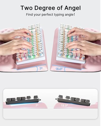 Laborio Wrist Rest with Keyboard Stand Ergonomic Computer Wrist Support Pad