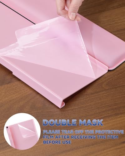 Adjustable Computer Keyboard Stand for Desktop, Keyboard Wrist Rest(Pink)