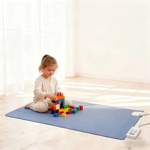 Heated Mats Floor, 20"x 39" Heated Rug Mat, for Living Room Office