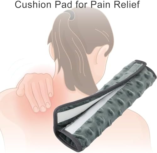 Cushioned Arm Sling Padding for Neck Slim Sling Pad Neck Strap Cushion Comfort Shoulder Support Rotator Cuff Surgery Arm Immobilizer Brace Carry Padded Cover Pillow Wrist Hand Injury, 2Pcs Dark Gray