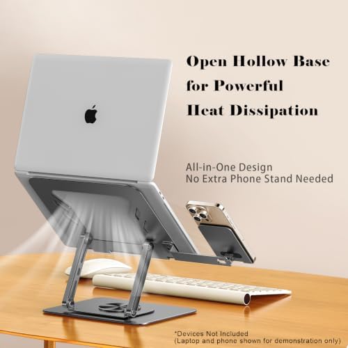 Laptop Stand with Phone Stand