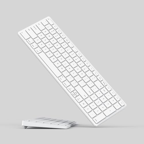 Yivandi Compact Wireless Keyboard for macOS Devices with Numeric Keypad