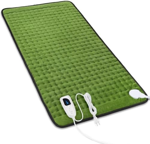 Heating Pad,Electric Heating Pads,Heating Pad for Back,Green,33x17 Inch