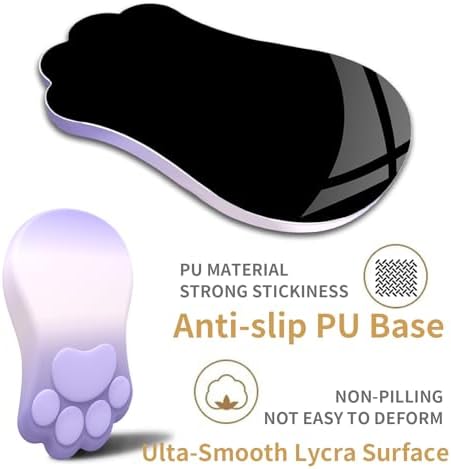 L-SPOUTTO Ergonomic Mouse Pad with Wrist Rest,Cute Mouse Pad Wrist Support