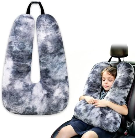 Atablyn Car Pillow for Kids & Adults - U-Shape Neck Support Pillow for Travel, Soft Head Rest Cushion for Safe Long-Distance Car Rides and Flights