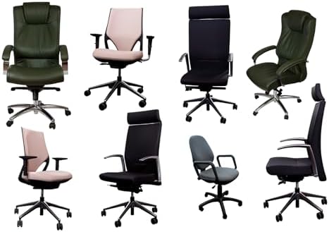 uxcell 4pcs Office Chair Arm Covers, Office Chair Armrest Covers Stretchable Computer Chair Arm Covers Protectors for Office Gaming Chair, Brown