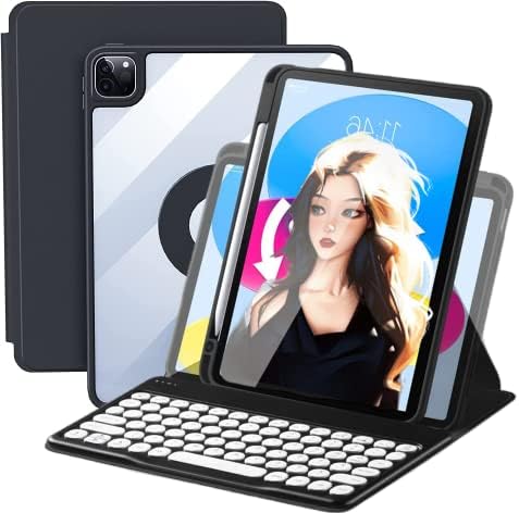 Case with Keyboard for iPad (A16) 11th/10th Generation Upgraded
