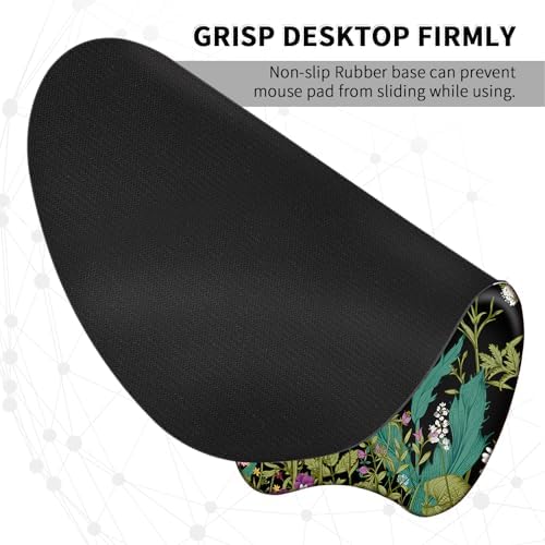 EooCoo Ergonomic Mouse Pad with Wrist Rest, Memory Foam Support Mousepad