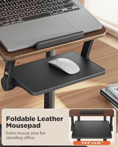 SAIJI Laptop Stand for Desk, Adjustable Standing Desk Riser Up to 20.5"