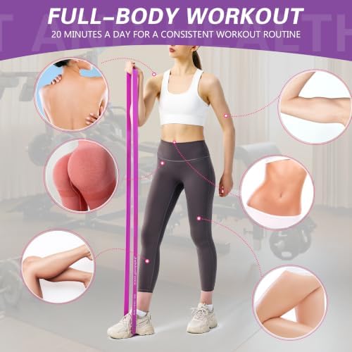Resistance Bands,Pull Up Bands,Stretching Assist Bands Set for Men & WomenPortable Exercise, Muscle Training,Physical Therapy,Exercise Workout Bands for Working Out