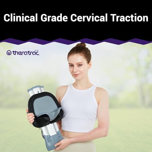 Clinical Grade Cervical Traction Device by Theratrac Air – Advanced Neck Support with Air Pump Technology for Pain Relief, Spine Alignment & Disc Health