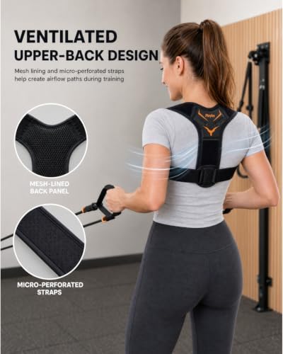 Women’s Gym Workouts Posture Corrector, Upper Back Brace for Sports