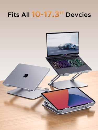 UGREEN Portable Laptop Stand for Desk, Adjustable Computer Stand