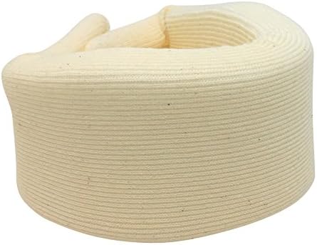 OTC Cervical Collar, Soft Contour Foam, Neck Support Brace, White Wide 3.5" Depth, 3X-Large