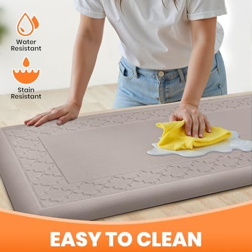 4/5 Inch Thicker Kitchen Mats Anti Fatigue Comfort Mat Standing Desk Rugs