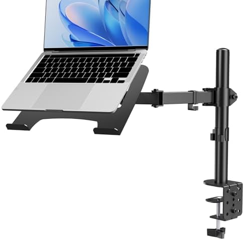 Afaloona 2-in-1 Monitor & Laptop Stand for 13-32" Monitor or 11-17" Laptop
