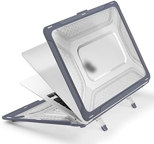 Batianda HexArmor Case for MacBook Air 13 Inch 2018-2020, Gray