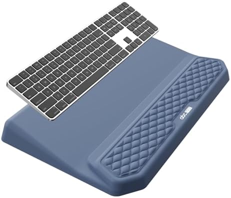 2-in-1 Ergonomic Keyboard Stand with Wrist Rest, Blue