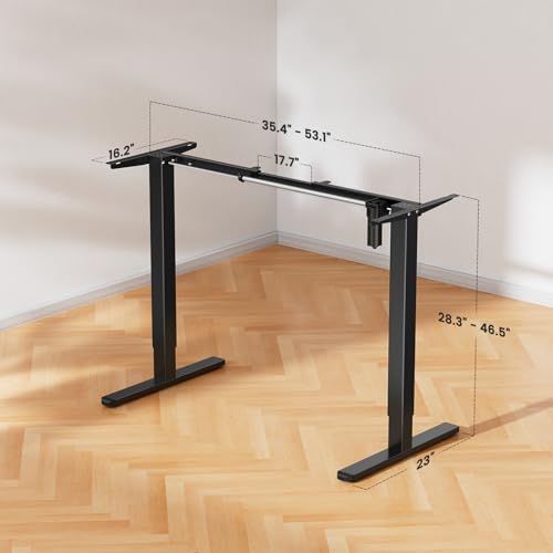 ErGear Electric Standing Desk Legs for 39.4-63.3 inch Desktops, 176 lbs
