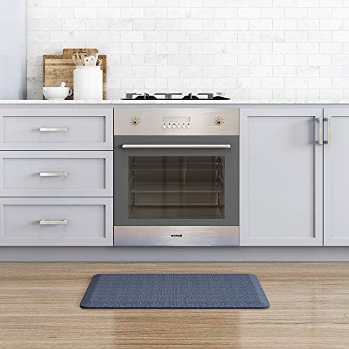 NewLife by GelPro Anti-Fatigue Designer Comfort Kitchen Floor Mat, 20x32”, Tweed High Tide Stain Resistant Surface with 3/4” Thick Ergo-Foam Core for Health and Wellness