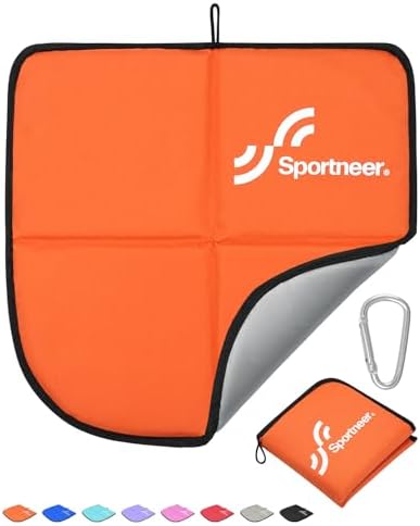 Sportneer Sitting Pad, Lightweight Waterproof Folding Seat Pad for Backpacking, 15.75'' x 15.75'' Portable Camping Seat Mat for Hiking, Picnics & Outdoor Use