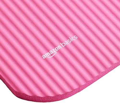 Amazon Basics Extra Thick Exercise Yoga Mat with Carrying Strap