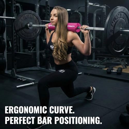 Advanced Squat Pad - Barbell Pad for Hip Thrusts, Squats & Lunges - Neck & Shoulder Squat Bar Pad Cushion Support Foam for Extra Comfort