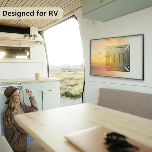 Nuyoah Monitor Wall Mount RV TV Mount Low Profile Wall Bracket VESA Mount