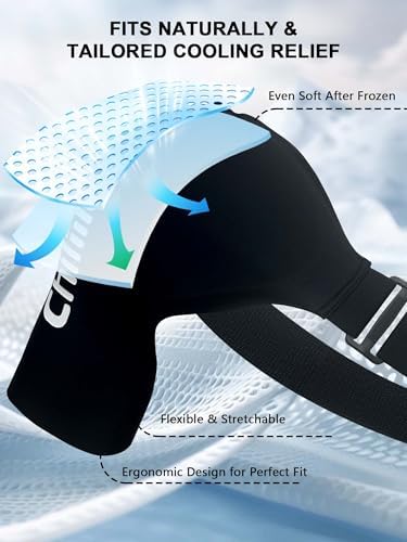 Shoulder Ice Pack Wrap for Rotator Cuff Cold Therapy Brace