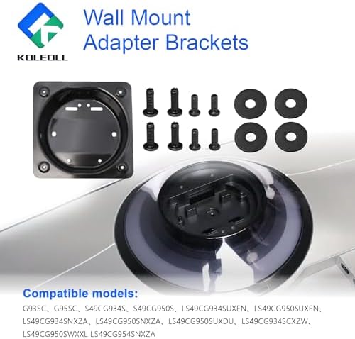 Wall Mount Adapter Brackets for Samsung 49" Odyssey OLED G9 G93SC G95SC