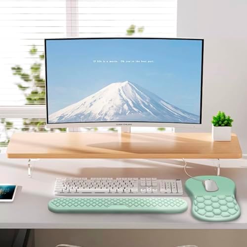Ergonomic Mouse Pad Wrist Rest, 2 in 1 Keyboard Pad for Office